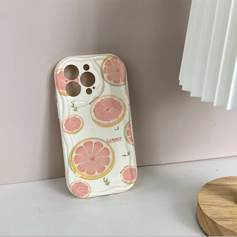Summer Fresh Fruit Lemon Print TP Phone Case Cover