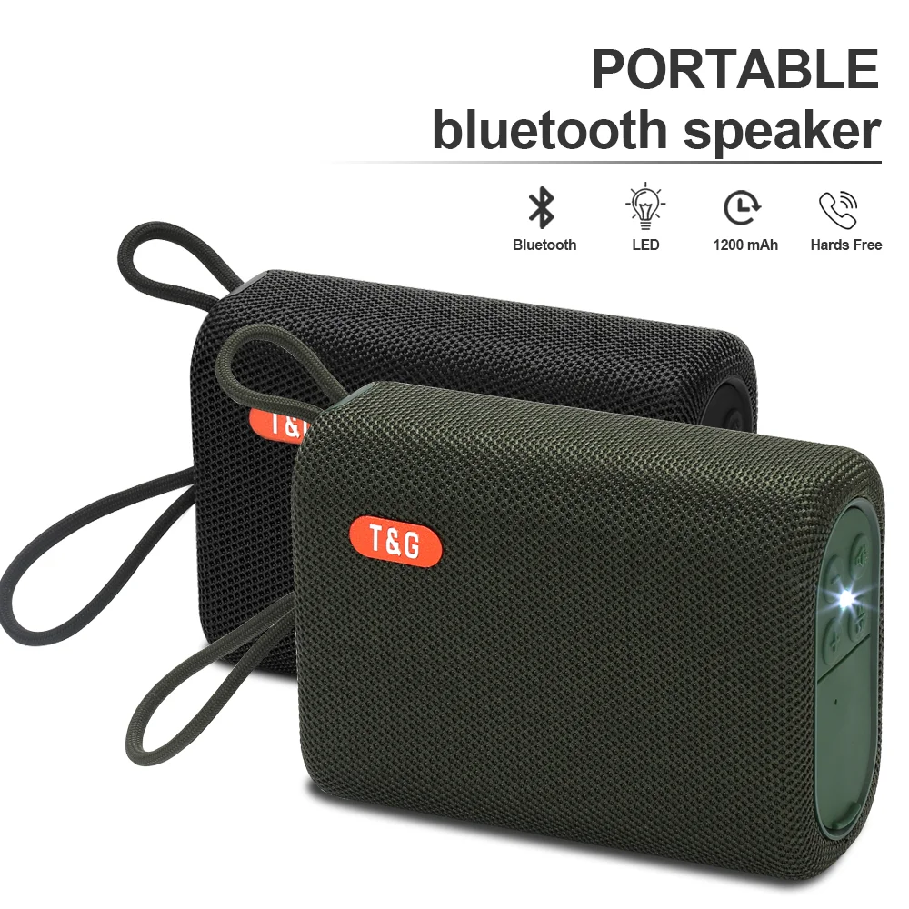 

TG626 5W With Mic Handsfree Bluetooth Speaker Small Outdoor Sports Portable Wireless Speakers Support BT5.0 TF Card Loudspeakers