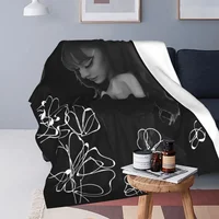 Ayliva In Liebe Flower Blankets Fleece Winter Breathable Soft Throw Blankets for Sofa Office Quilt 2