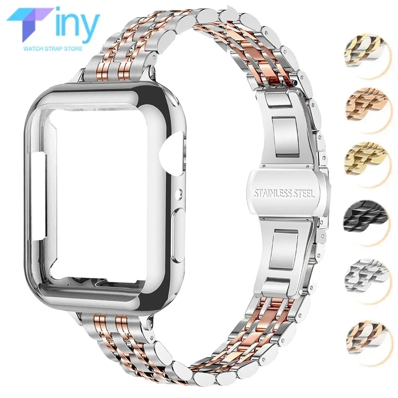 Premium Metal Band with TPU Case