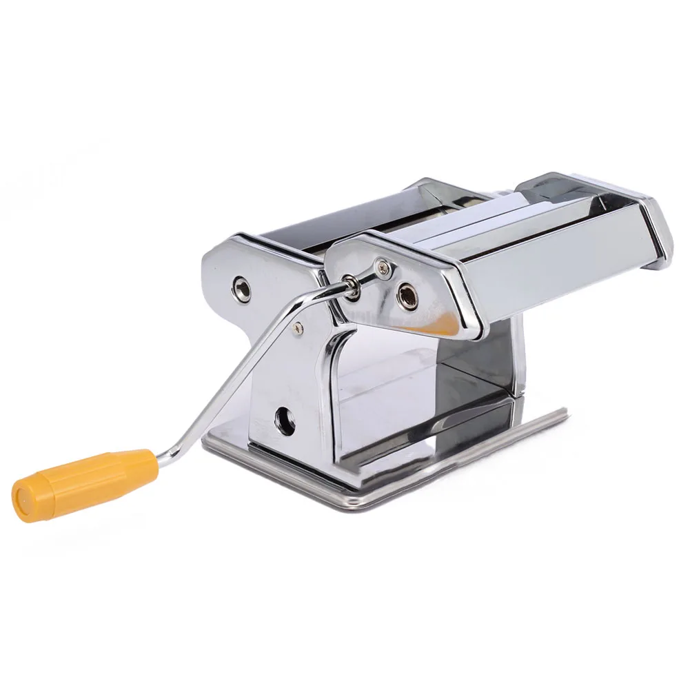 25x17x16cm Built To Last Pasta Maker Noodle Machine Lasagna Spaghetti Tool Manual Making Multi-function Sliver