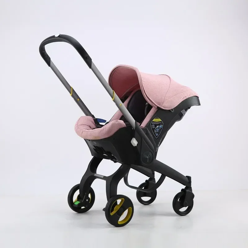 

Multifunctional Baby Stroller Lightweight Foldable Newborn Travel Stroller Two-way Swivel Seat Four-wheeled Baby Stroller 4-in-1