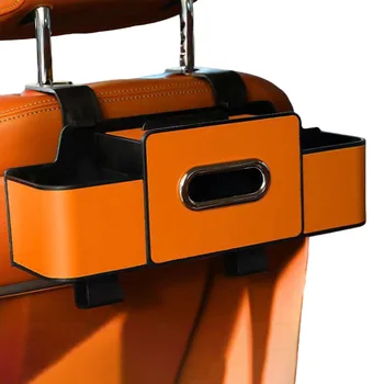 Organizer Multifunzionale per Auto, Portabevande, Snack e Telefono, Accessorio da Viaggio per Poggiatesta e Sedile Posteriore, per Bambini e Adulti