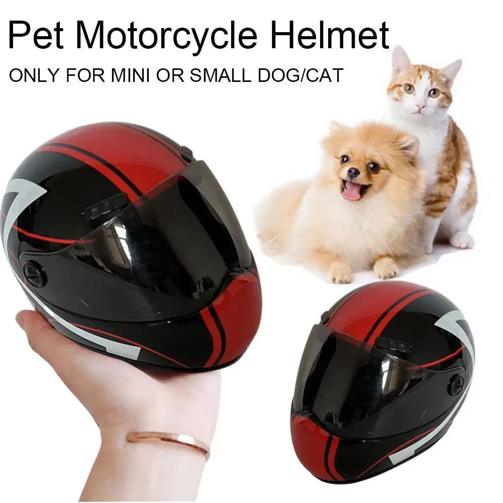 SmallPetMotorcycleHelmetCatDogPuppyMiniHelmetsFullFace