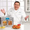 Dual Zone 360 Air Fryer Oven Combo with French Door, 25 QT, Meals to Cook Two Foods in Two Different Ways at The Same Time 2