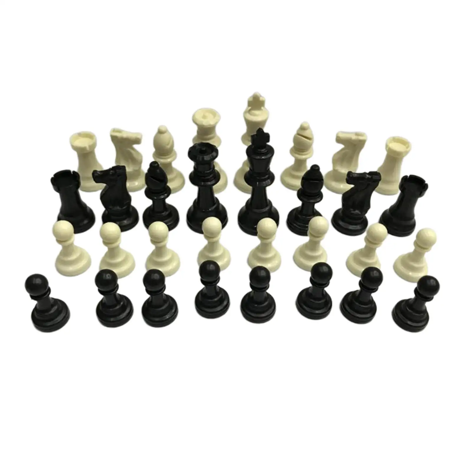 32pcs International Chess Pieces Set Tournament Checkers 75mm King