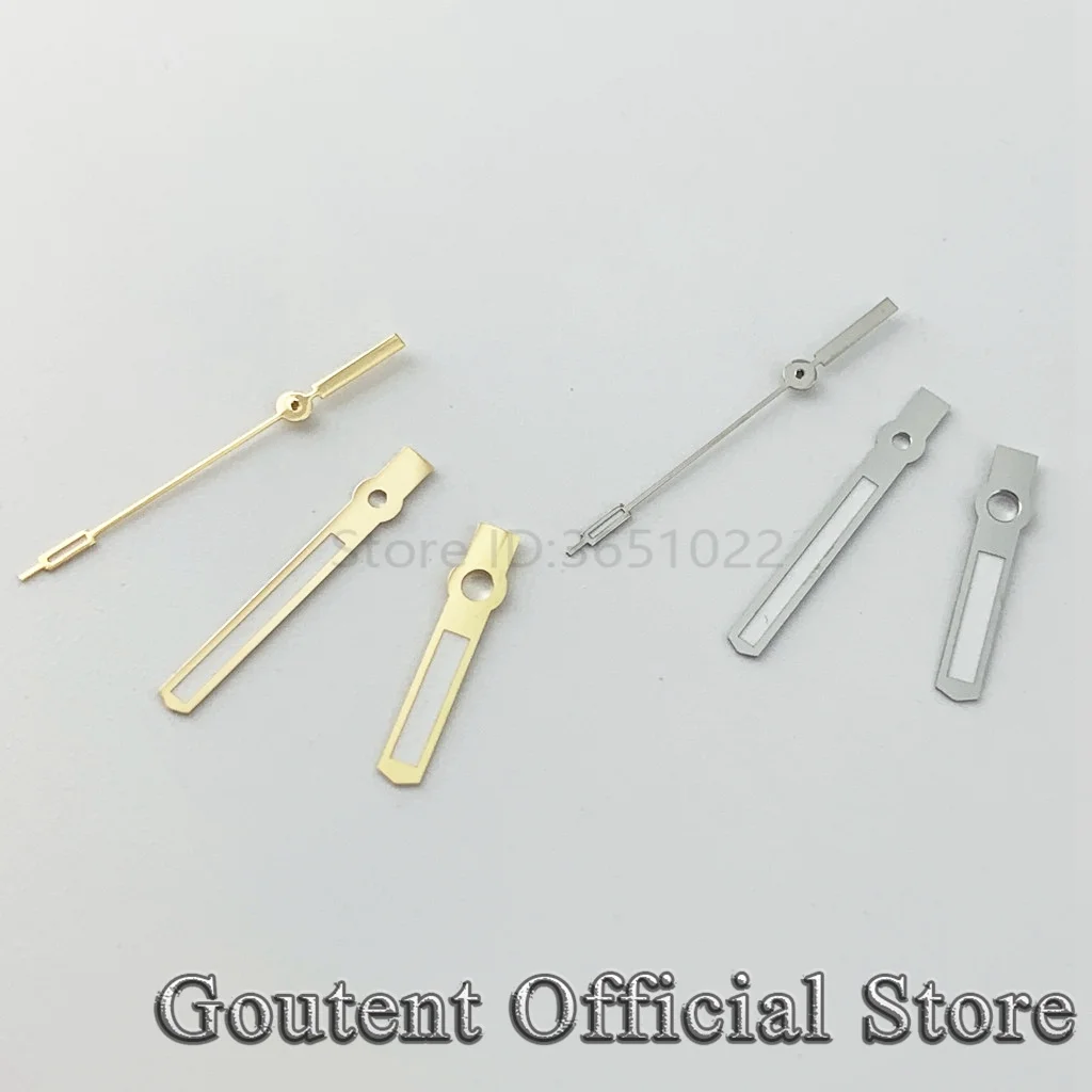 Goutent Silver Golden Watch Hands Green luminous Fit For ETA2824 2836 NH35 NH36 Miyota 8215 821A 8200 8205 DG2813 3804 Movement