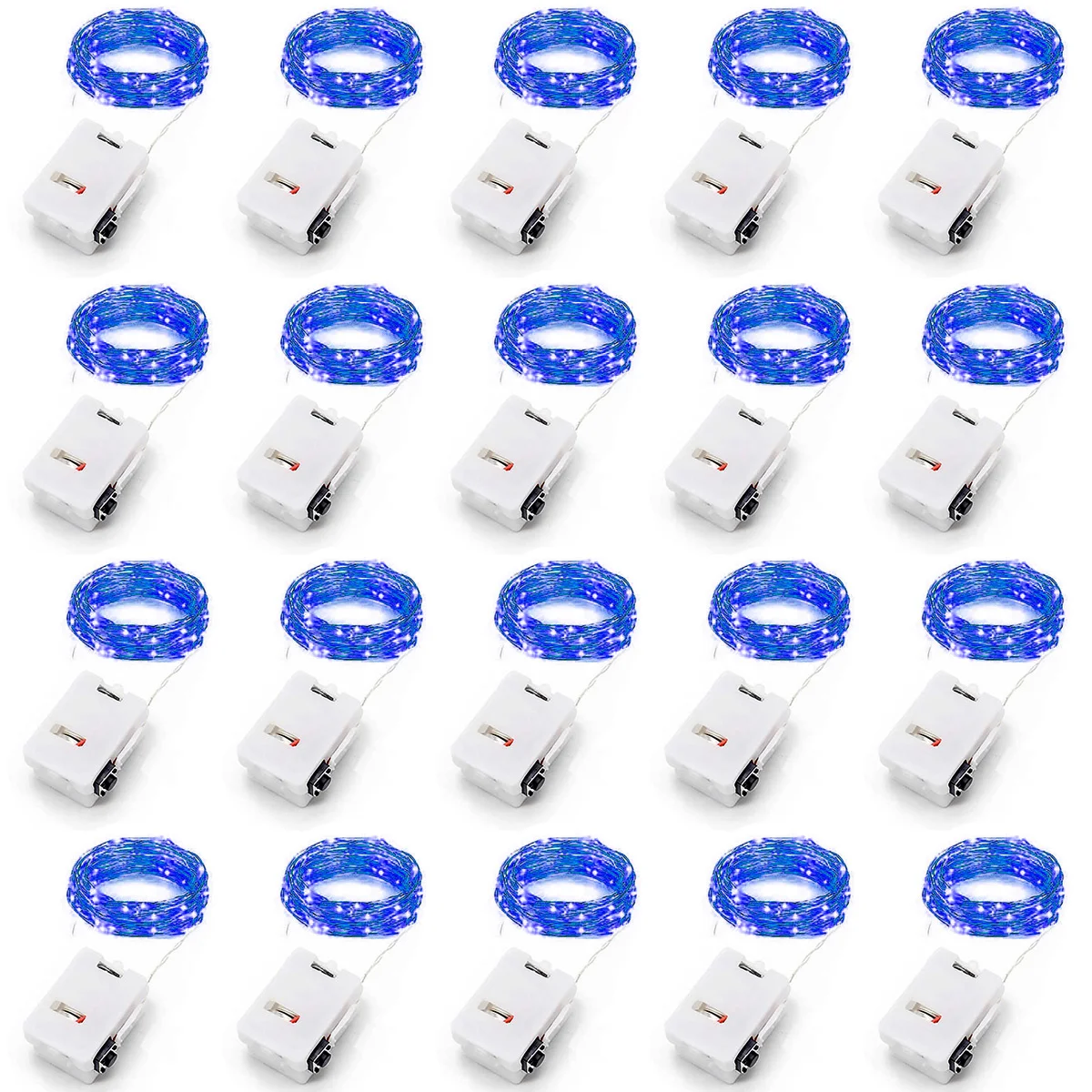 배터리 포함 구리 LED 요정 조명, 배터리 작동 LED 스트링 조명, 크리스마스 웨딩 파티 장식, 30 LED, 3 계량기 10 개/로트