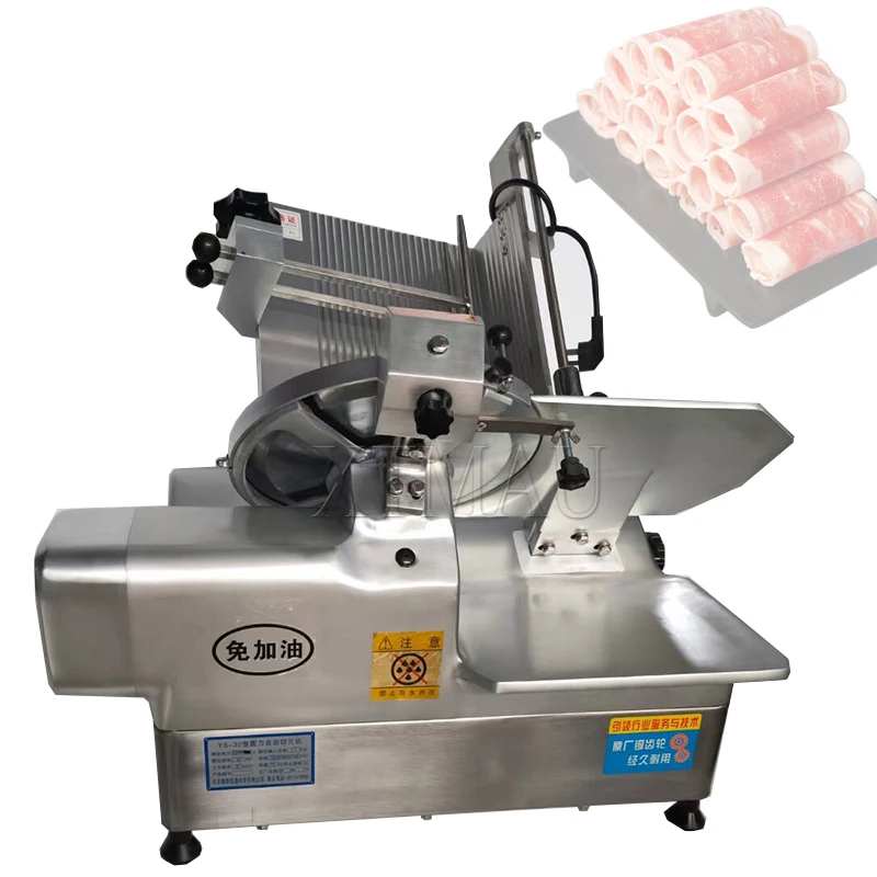 

Meat Slicer Sliced Cutting Machine Frozen Beef Mutton Roll Cutter For Kitchen Commercial