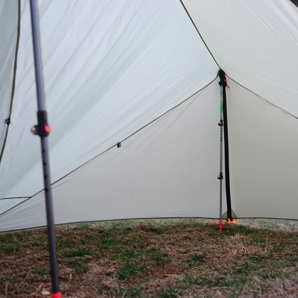 Description Picture 6 of itemSilnylon Ultralight Flysheet Outdoor Camping Tent Waterproof Rainfly Backyard UV Protection Sun Shelter Canopy Trap Autumn