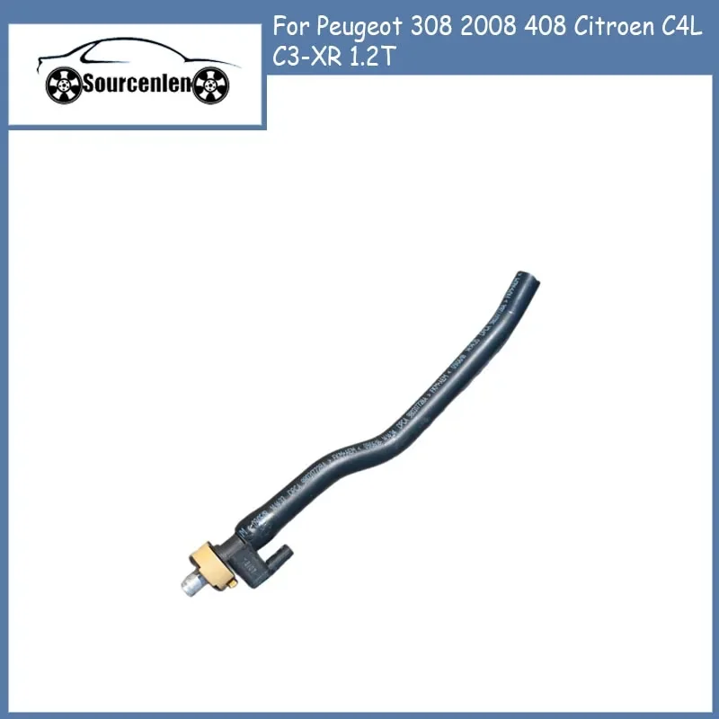 

Для Peugeot 308 2008 408 Citroen C4L C3-XR 1,2 T, вентиляционная труба коленчатого вала 980759478