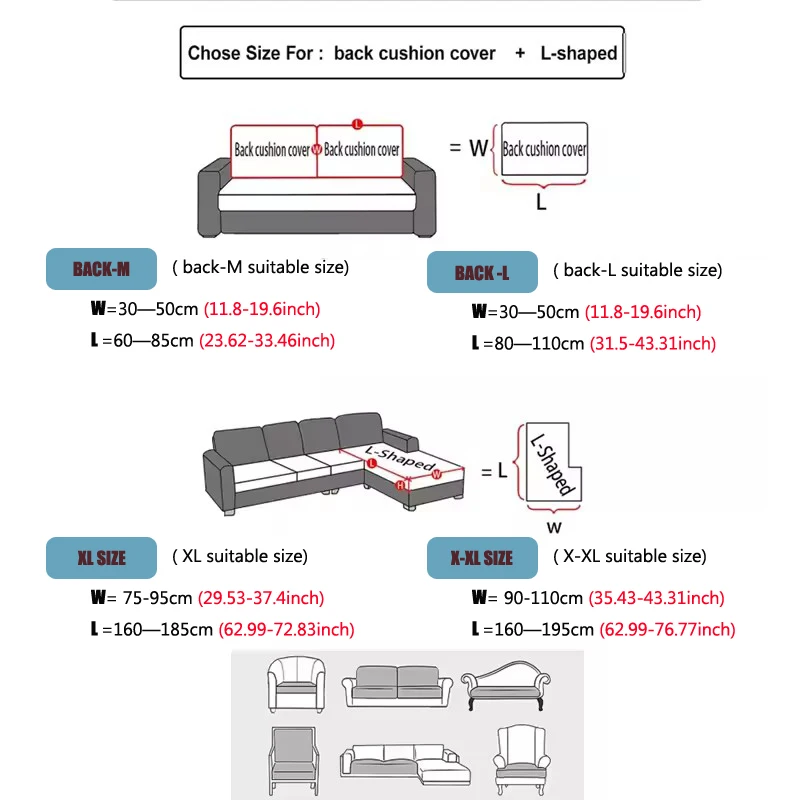 thick plush Sofa Cover Elastic Sofa Cushion Cover for Living Room Furniture Protector For Pets Removable Sofa Seat Cover 3