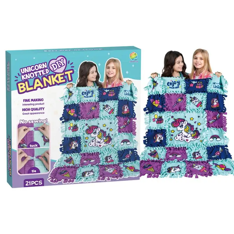 no-sew-fleece-throw-kit-blanket-making-kit-modern-and-stylish-diy-kits-with-knotted-design-no-odor-for-birthday-christmas-gift