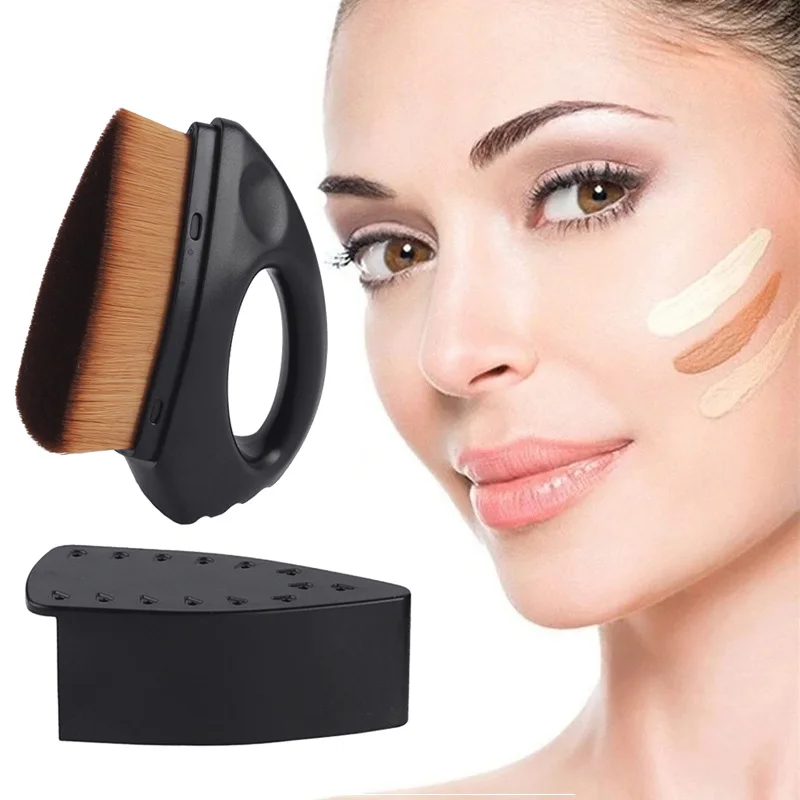 Magic Traceless Small Iron Foundation Pennello Per Trucco Correttore In Polvere Pennello Per Fard Bb Cream Pennelli Per Trucco Da Donna In Polvere Sci
