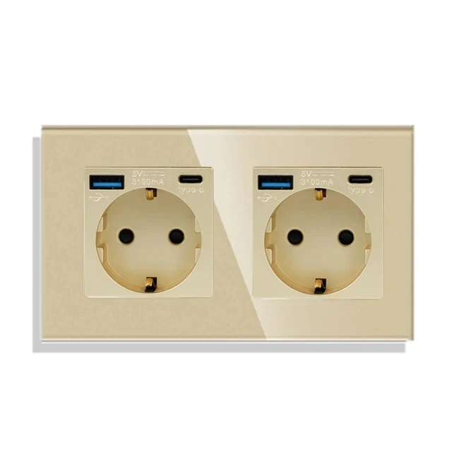 Double USB Socket