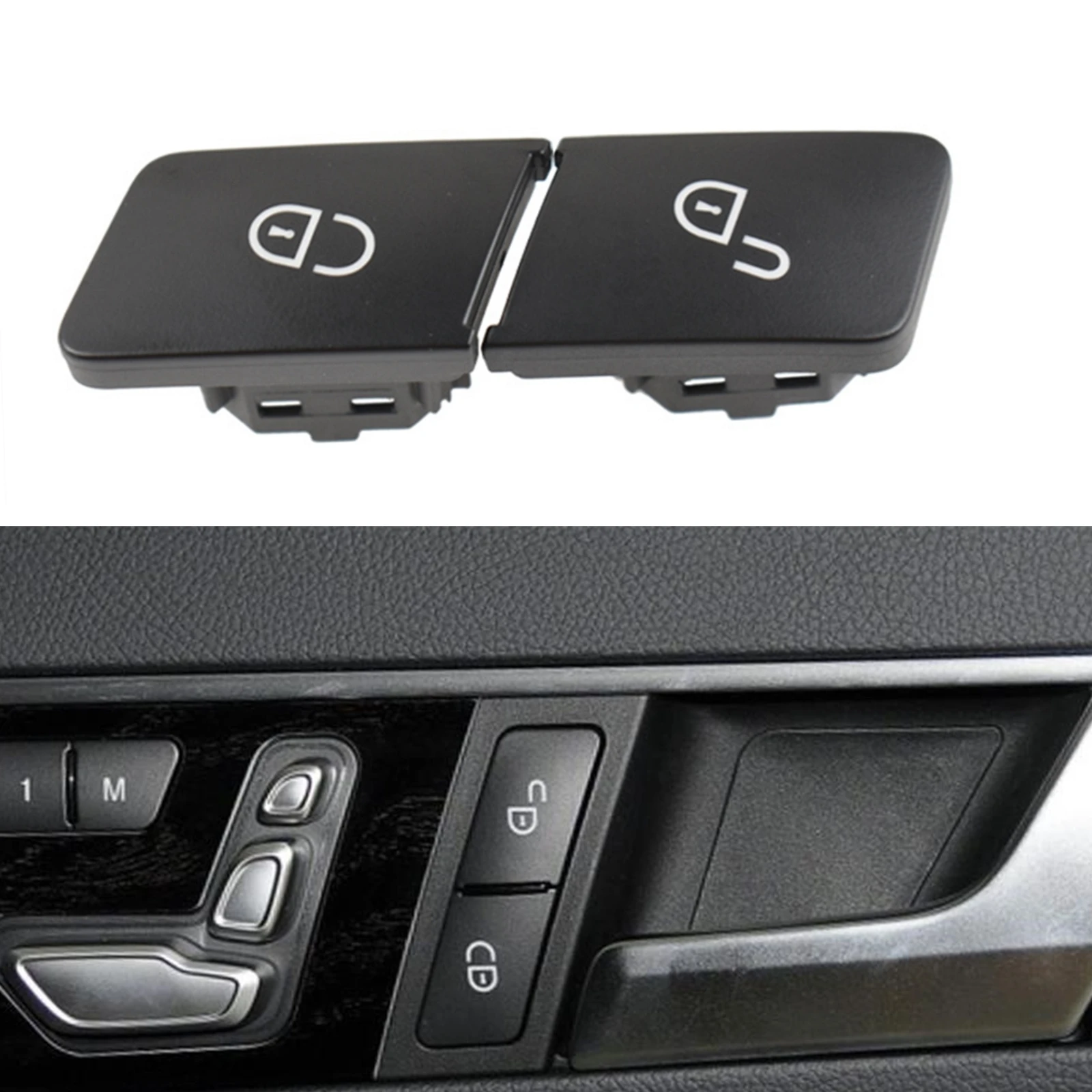 

Крышка кнопки передней правой двери автомобиля для Benz W204 W212 W207 2008-2018