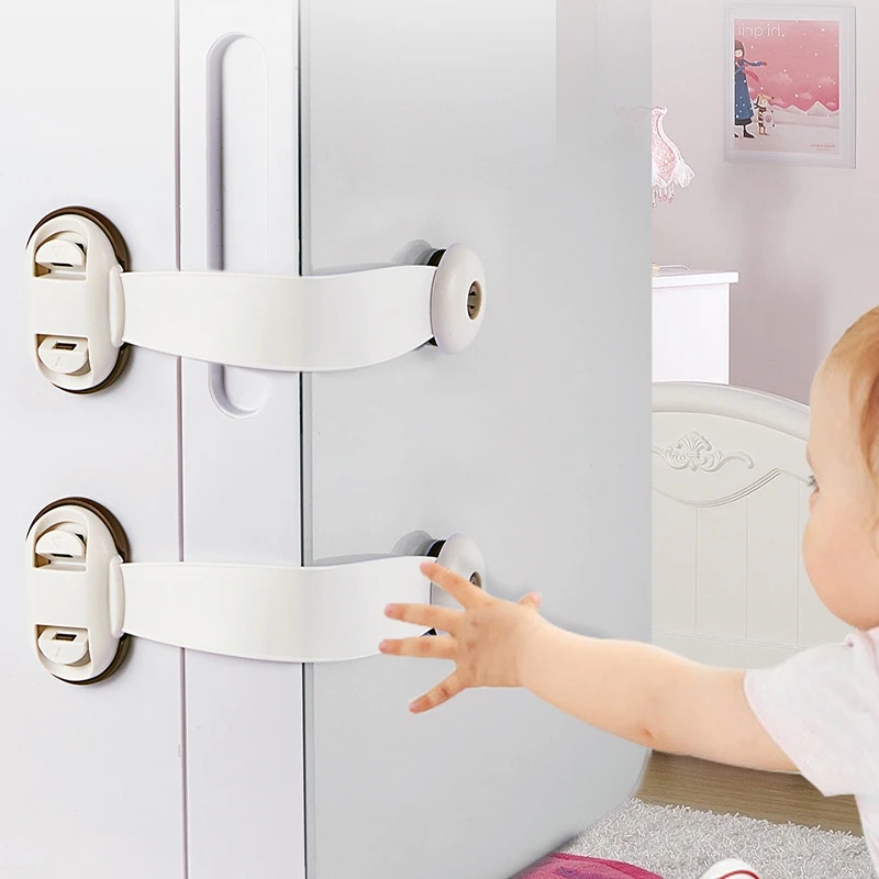 

Home Baby Safety Protection Lock Anti-Clip Hand Door Closet Fridge Cabinet Drawer Box Safe Lock For Kids No Tools Or Drilling