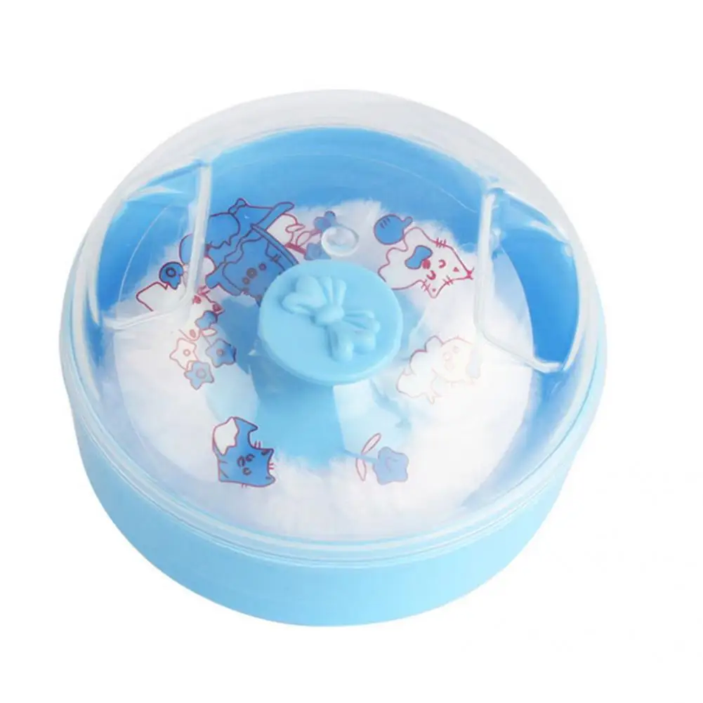 

Accessory Practical Makeup Cosmetic Talcum Powder Container with Hand Holder PP Baby Care Powder Box Anti-break for Kids