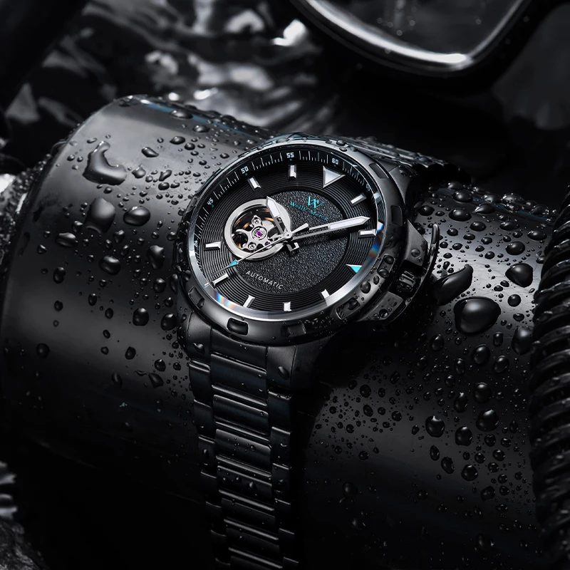 Orologio WM Orologi meccanici automatici 50M Resistente all'acqua