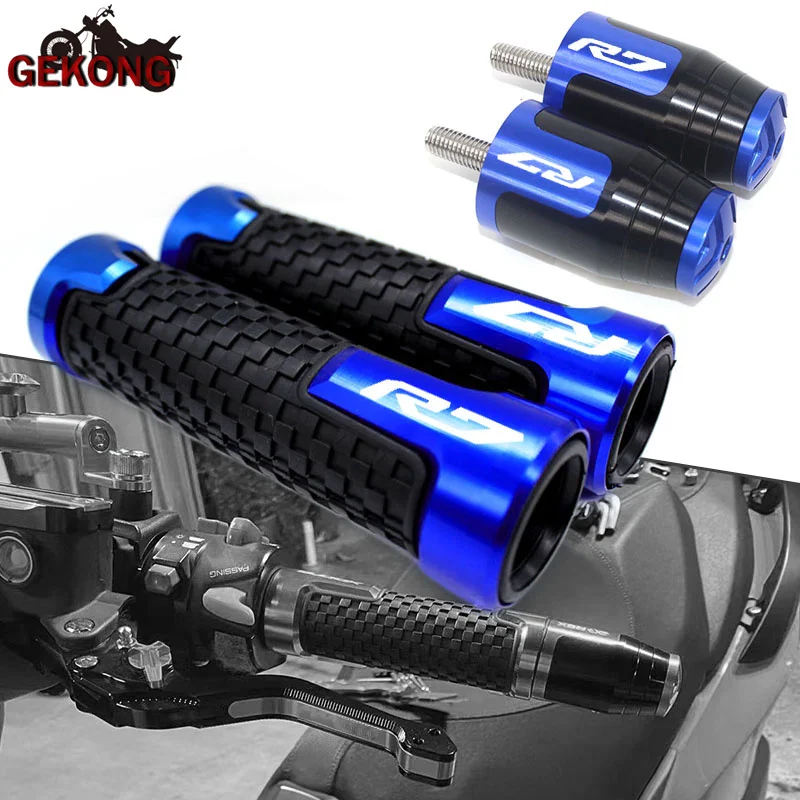 Per Yamaha R7 Yzfr7 Yzf R7 R 7 2021 2022 Moto 7/8 "22Mm Manopole Manubrio Maniglia Bar Tappo Terminale Spina