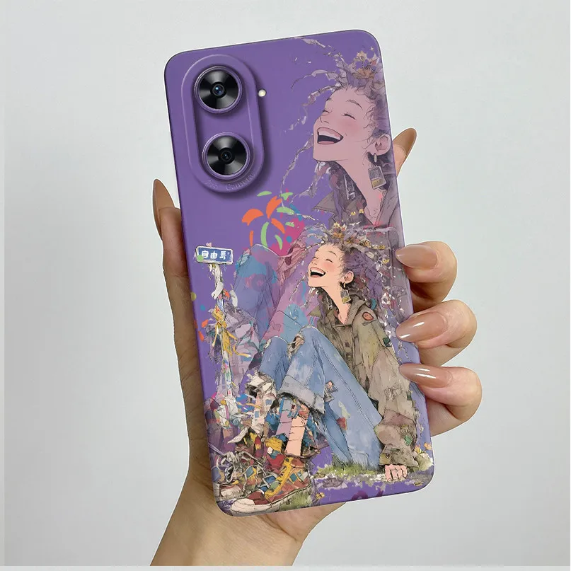 Aesthetic Flowers Silicone Soft Protective Phone Case