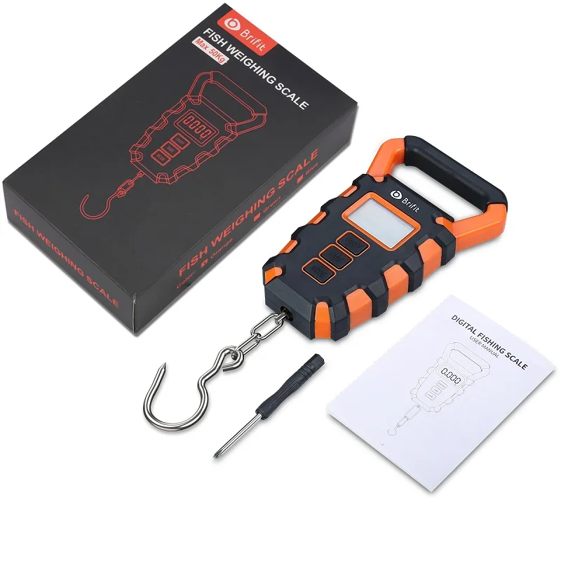 Digital Fishing Scale with Ruler Portable Travel Luggage Weighing Scale Digital Fishing Kitchen Food