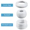1PC Accessories 1/2 inch opening Swimming Pool Water Outlet Nozzles Pool Return Fittings Pool Jet Nozzles Flow Inlet Fitting 4