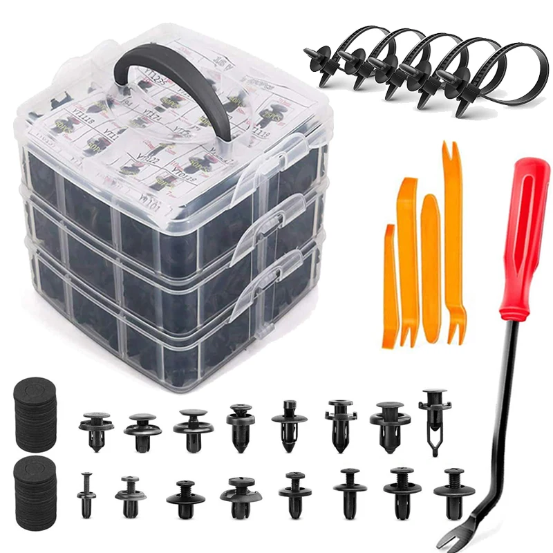 Car Fastener Clips Auto Parts Tools Body Push Retainer Pin Rivet Bumper