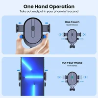 New Universal Car Bracket Gravity Auto Phone Holder Car Air Vent Clip Mount Mobile Phone Holder Cell Phone Stand For All Phones - Image 5