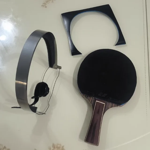 Easy To Use Table Tennis Rubber Bowknife Round Shape Table Tennis Bat Rubber Cutting Scissors Ping Pong Rubber Cutting Machine 3