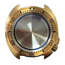 

Tin Bronze 6105 Abalone Modified Watch Case Fit Japan Seiko NH35A Movement Fashion