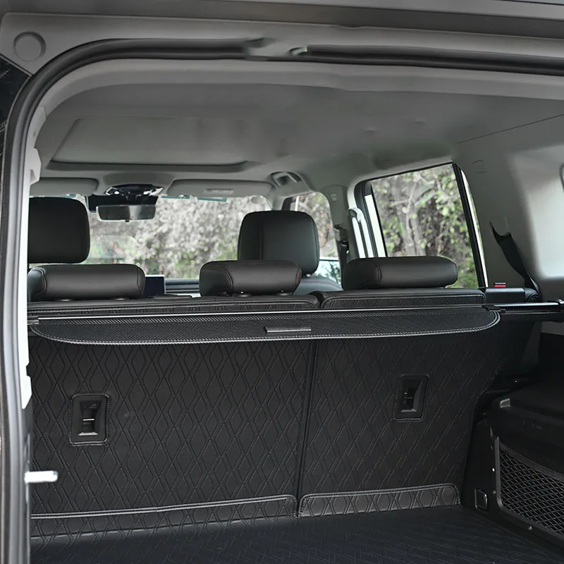 Car Rear Trunk Curtain Cover For CHERY JETOUR T2-Rear Rack Partition Shelter Canvas Storage Decoration Accessories