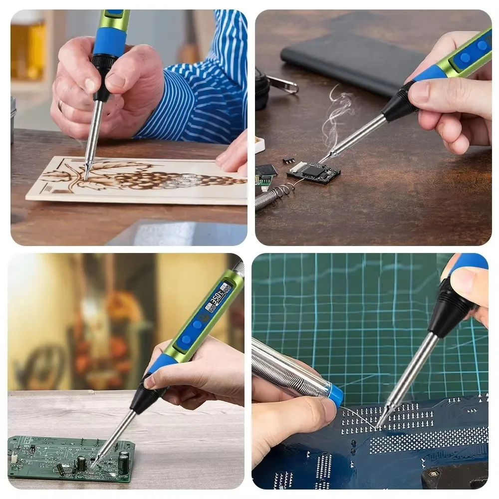 FMchip H01 Soldering Iron 2 IN 1 TS-BC2 and FM65 Tips PD 65W Adjustable Temperature H-01 Electric Soldering Station Repair Tools 3