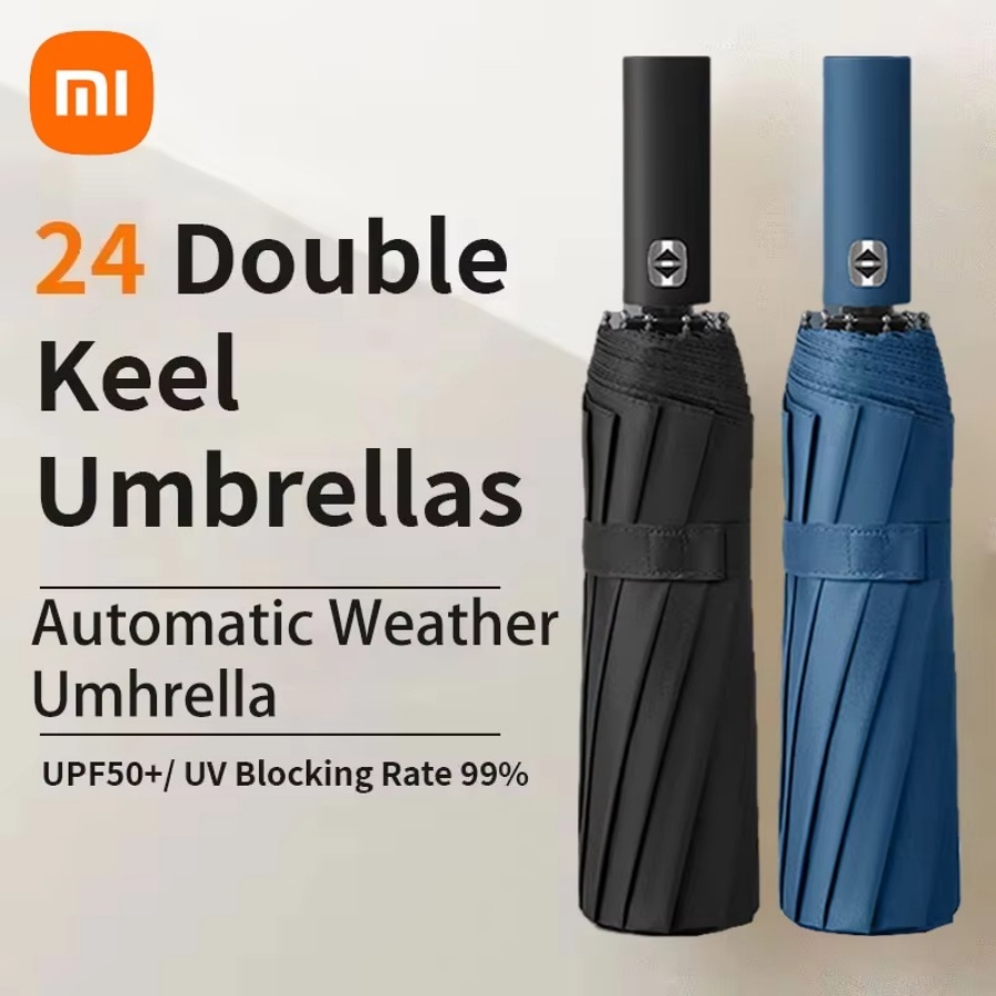 Ultraviolet-proof Umbrella , Large 106 CM Windproof 24 Bones Automatic Folding Umbrella,Sunshade Sunny and Rainy Umbrella