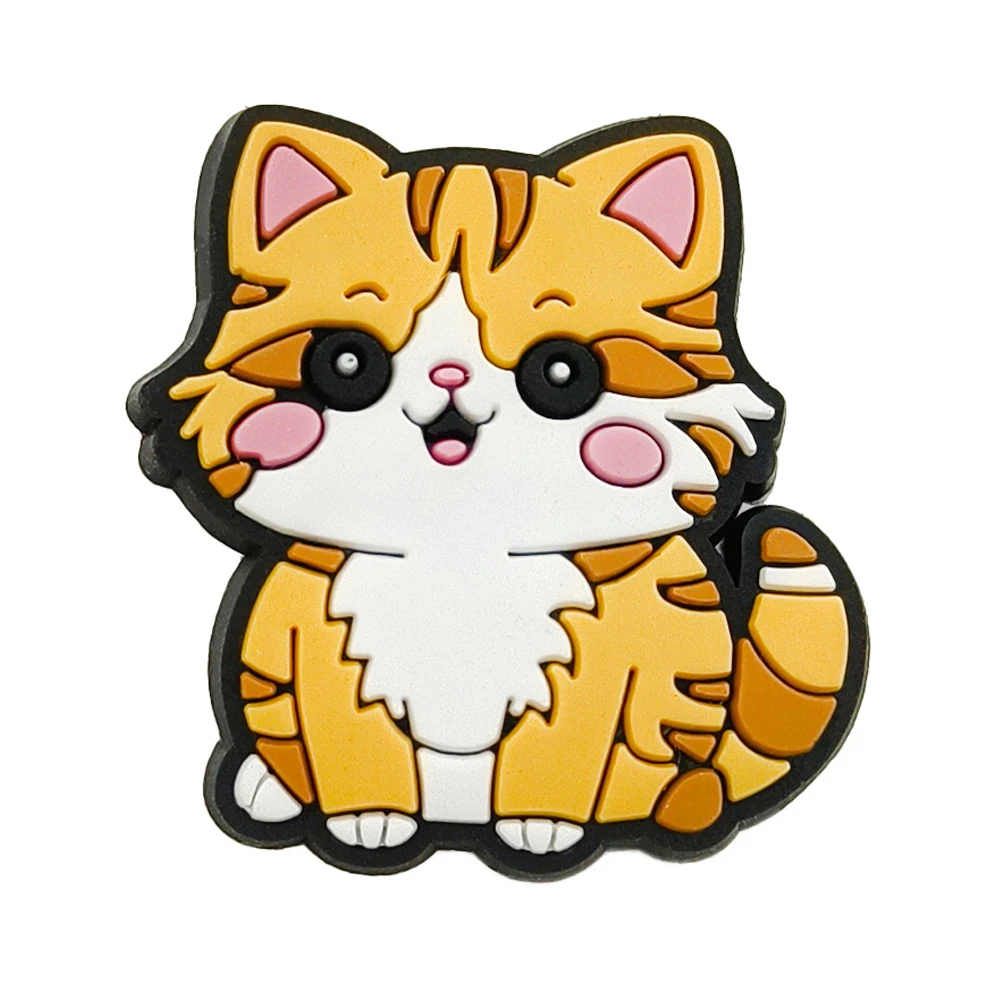 Charming PVC Cat Shoe Accessory