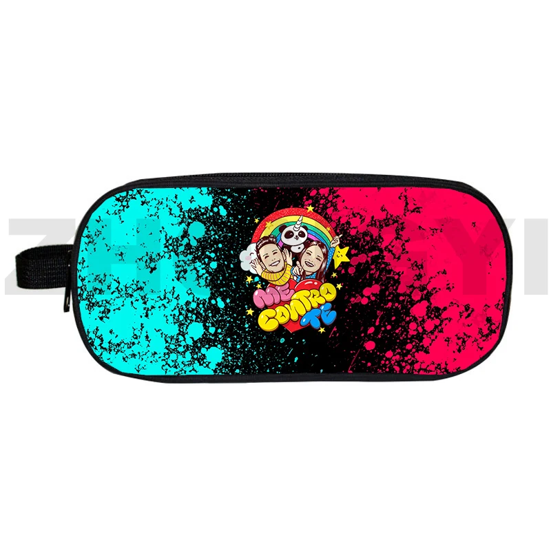 Kawaii Anime Me Contro Te 3D Print Cosmetic Bag Make Up Organizer Bag Kids Boys Cartoon Pen Box Canvas Me Contro Te Pencil Case