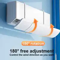 Déflecteur mural anti-courant d'air direct pour climatiseur, guide de ventilation universel coupe-vent 3