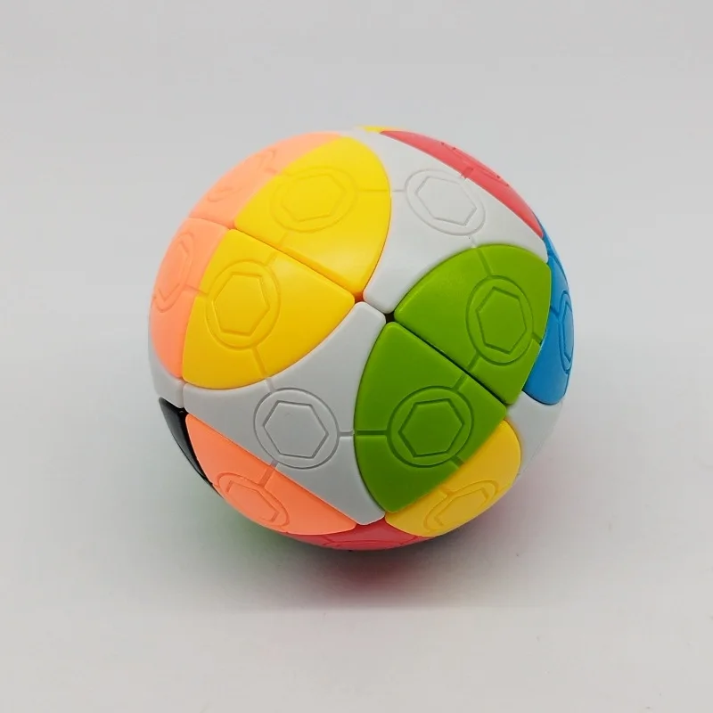 

75mm Six Color Magic Ball 2X2 Spheric Cube Toy Kids Creative Learning Educational Toys Gifts For Children Stickerless
