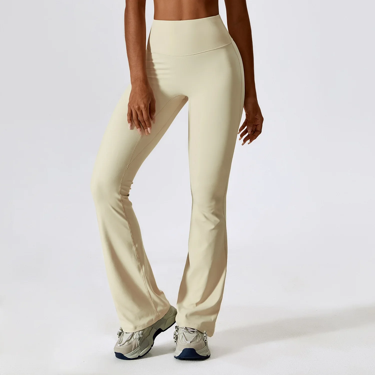 Leggings Yoga Pants Women High Waist Wide Leg Pants Women Gym Fitness Sports Black Flared Pant Latin Dance Trousers