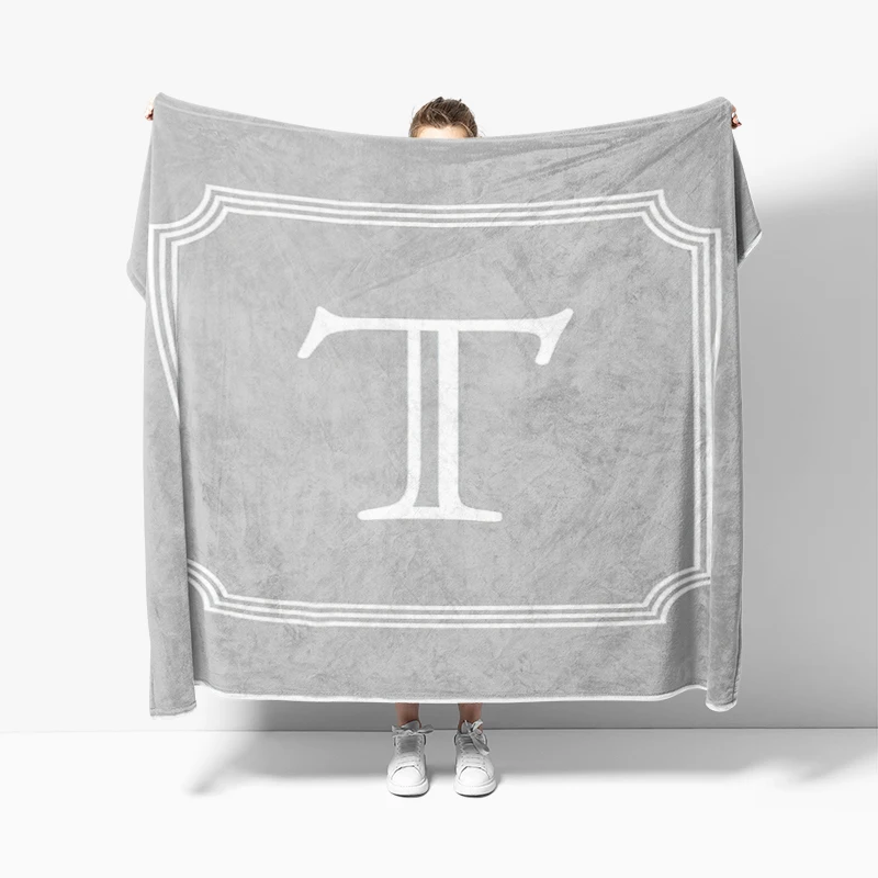 Home decoration Letter wreath plush Sofa blanket anime Bedspread on the bed anime fluffy soft blankets thick blanket for winter