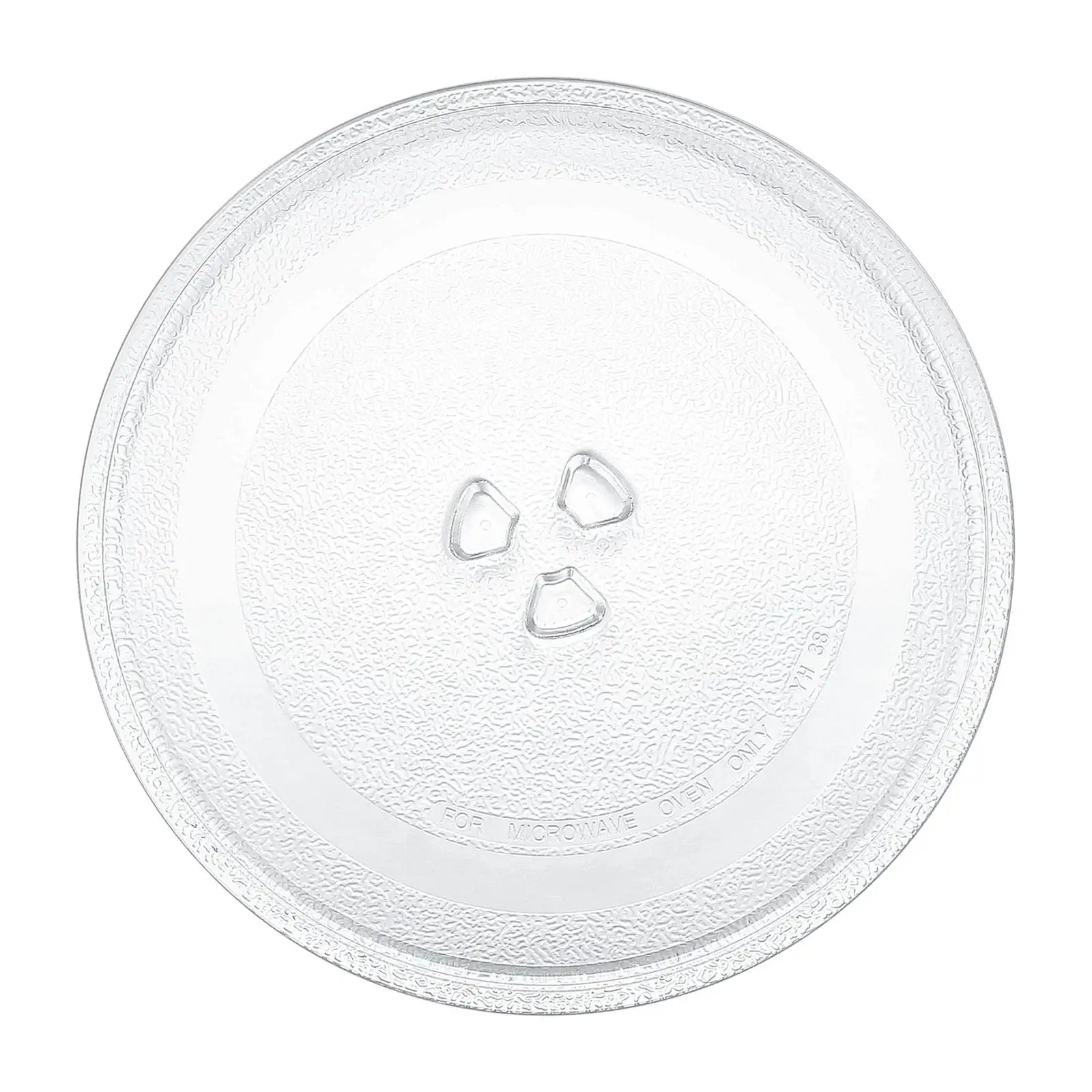 Microwave Plate Glass Turntable 24.5cm Accessories for Small Microwaves Easily Install Resistant Durable Thickened