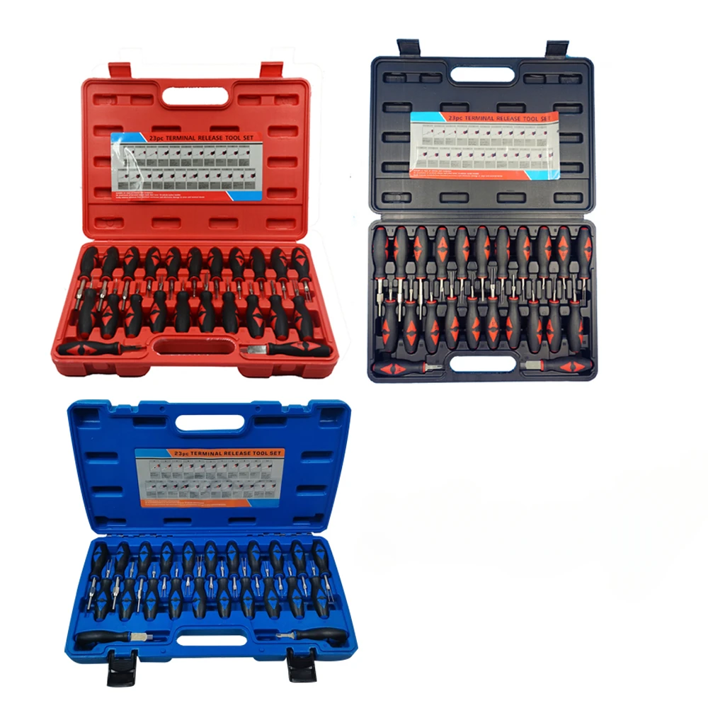 

23pcs Professional Connector Release Electrical Terminal Removal Tool Kit Set Auto Repair Tools