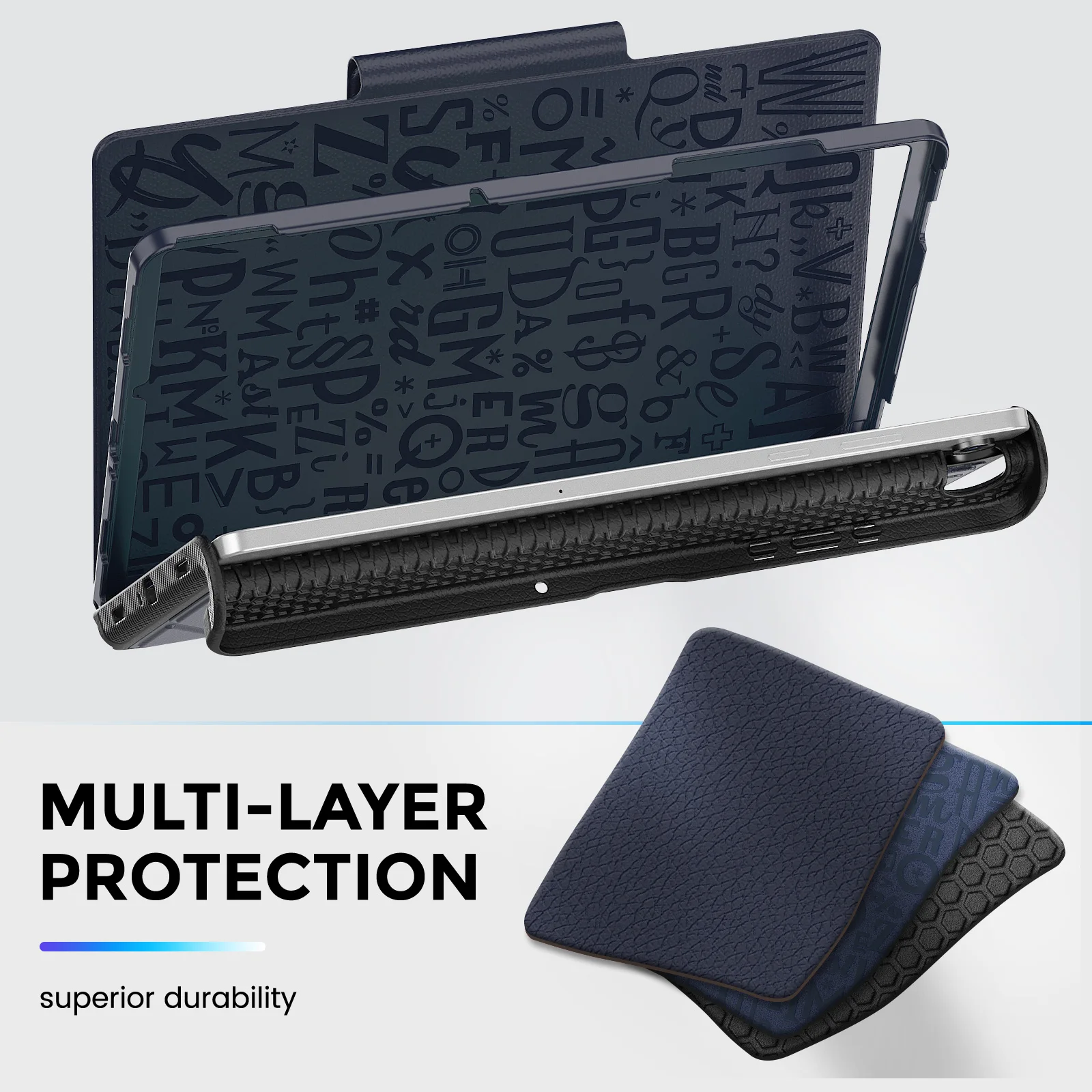 Enhanced Shockproof Smart Stand Tablet Cover
