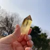 High Quality Brazilian Natural Citrine Crystal Tower Yellow Quartz Point Wand Reiki Healing Stone Ore Specimen Crafts Home Decor 4