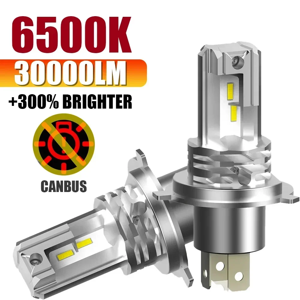H7 H4 H11 9005 30000LM LED-Birne Nebelscheinwerfer Canbus 6500K Weiß DRL Tagfahrlicht Autolampe 12V Hochleistungs-Autolichter Scheinwerfer