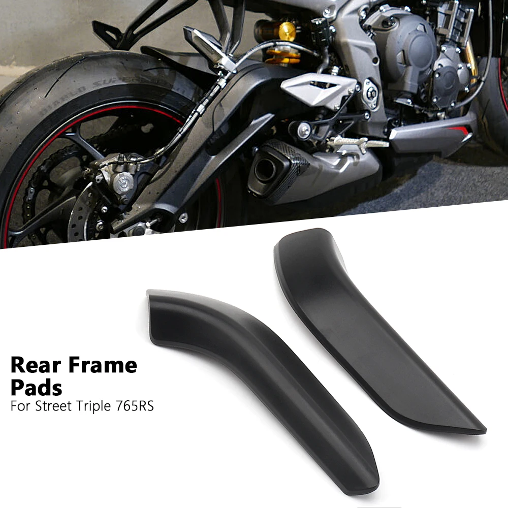 Moto Anti-Collisione Telaio Posteriore Striscia Protezioni Protezione Laterale Copertura Nera Per Strada Triple 765 Rs Per Street Triple 765Rs