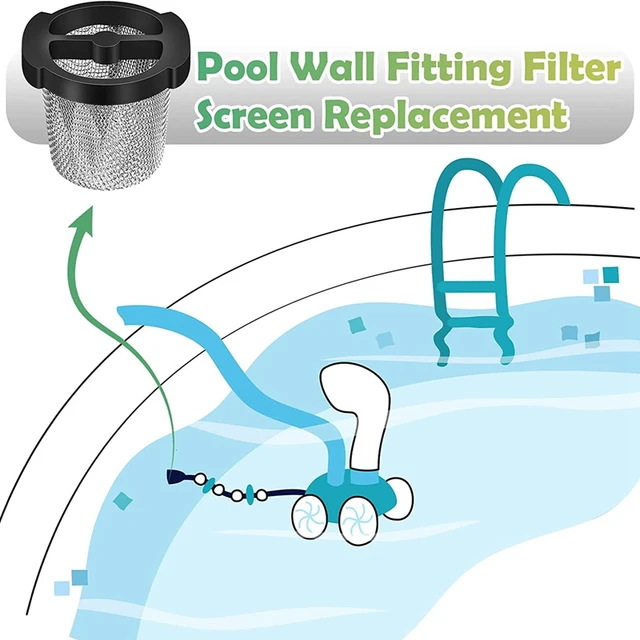 4 Darab Szűrő Képernyő-Medence Tisztító Alkatrészek Fekete Csere A Zodiac Polaris-Hoz 6-504-00 280 380 360 180 165 65 - Image 3