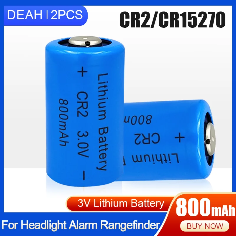 2PCS-CR2-CR15H270-DLCR2-ELCR2-3V-Lithium-Battery-For-Digital-Camera ...