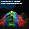 Solar Lights Outdoor Camping Light 10meter String Light Outdoor Tent Light RGB Atmosphere Light LED Flashlight with Hook ﻿ 5