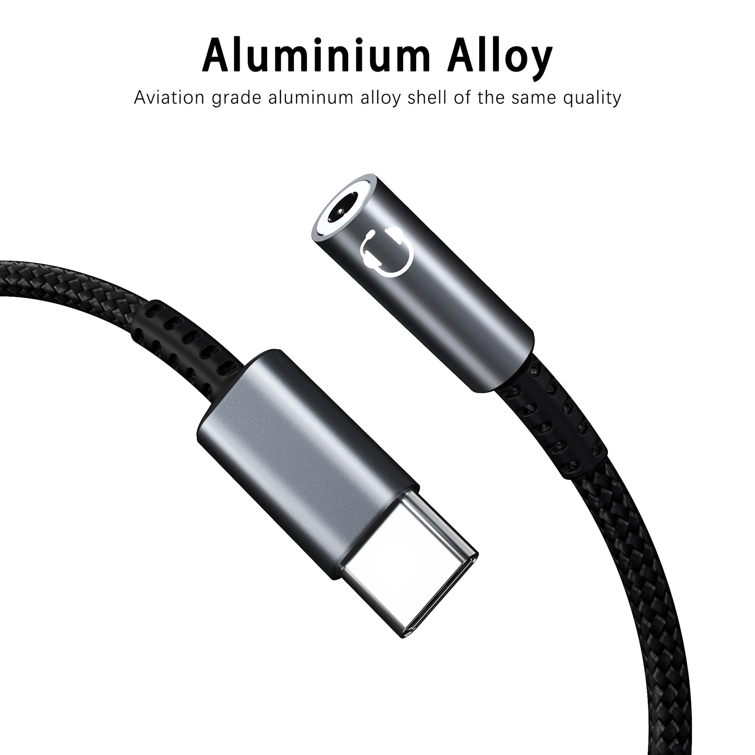 

USB Type C to 3.5mm Female Headphone Jack Adapter,USB C to Aux Audio Dongle Cable Cord Compatible with Samsung Galaxy